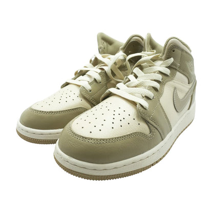 Jordan 1 Mid Beige Athletic Shoes