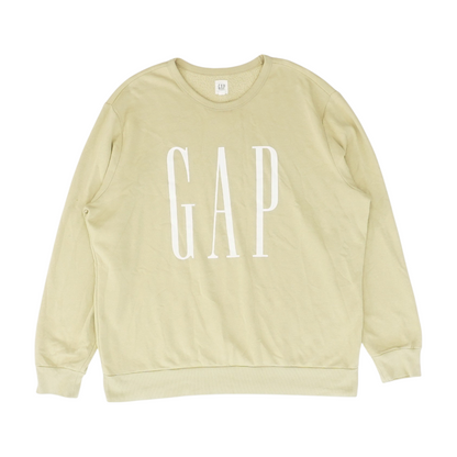 Khaki Solid Sweatshirt Pullover