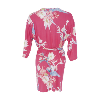 Pink Floral Robe
