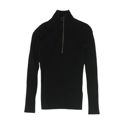 Black 1/4 Zip Sweater
