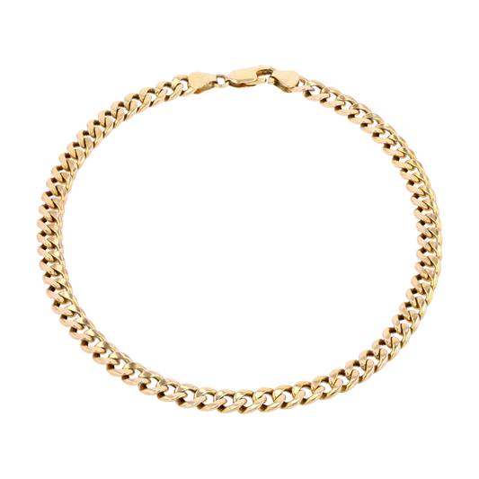14K Yellow Gold Chain Bracelet