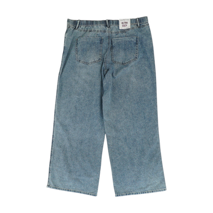 Blue Wide Leg Jeans