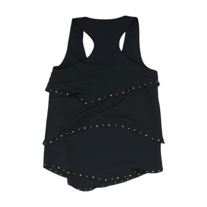 Black Solid Sleeveless Blouse