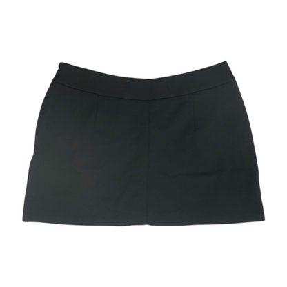 Black Petite Mini Skort
