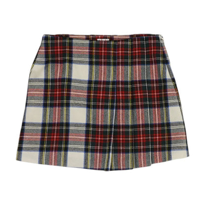 Red Plaid Skirt