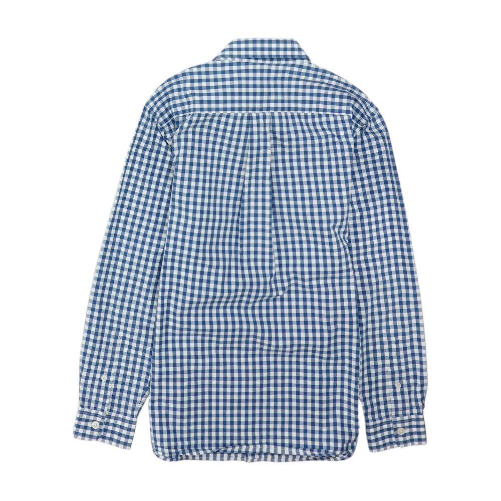 Blue Check Long Sleeve Button Down