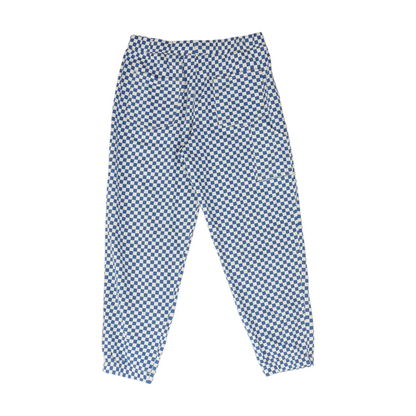 Blue Check Active Pants