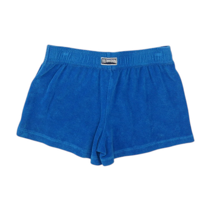 Blue Solid Active Shorts