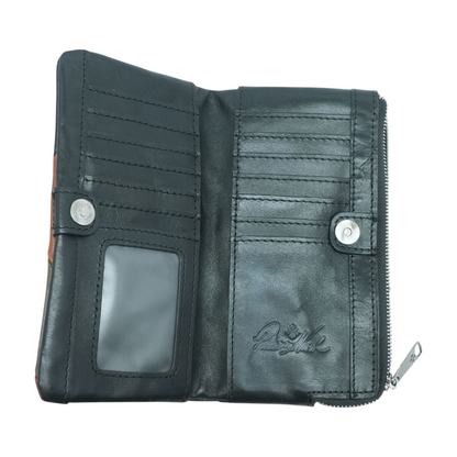 Black Continental Wallet