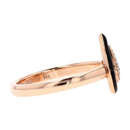 1/10 ctw 14K Rose Gold Diamond Fashion Ring