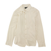 Banana Republic Cream Solid Long Sleeve Button Down – Image 1