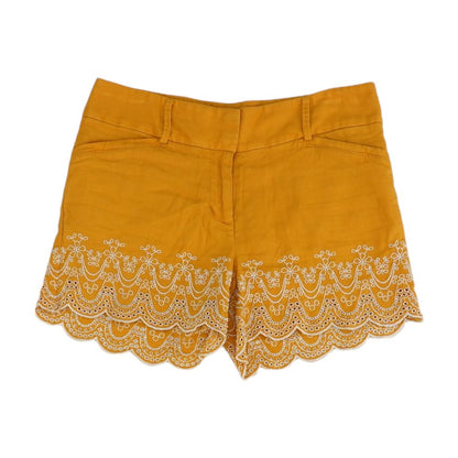 Orange Solid Shorts