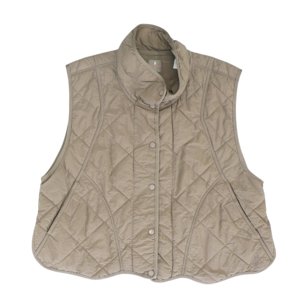 Brown Solid Vest