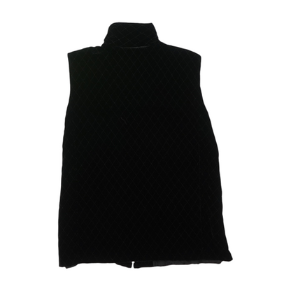 Chico's Vintage Black Design Velvet Full Zip Vest – Image 2