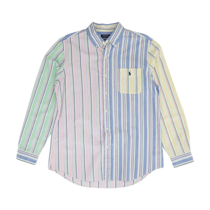 Multi Striped Long Sleeve Button Down
