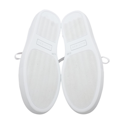 White Low-Top Athletic Shoes