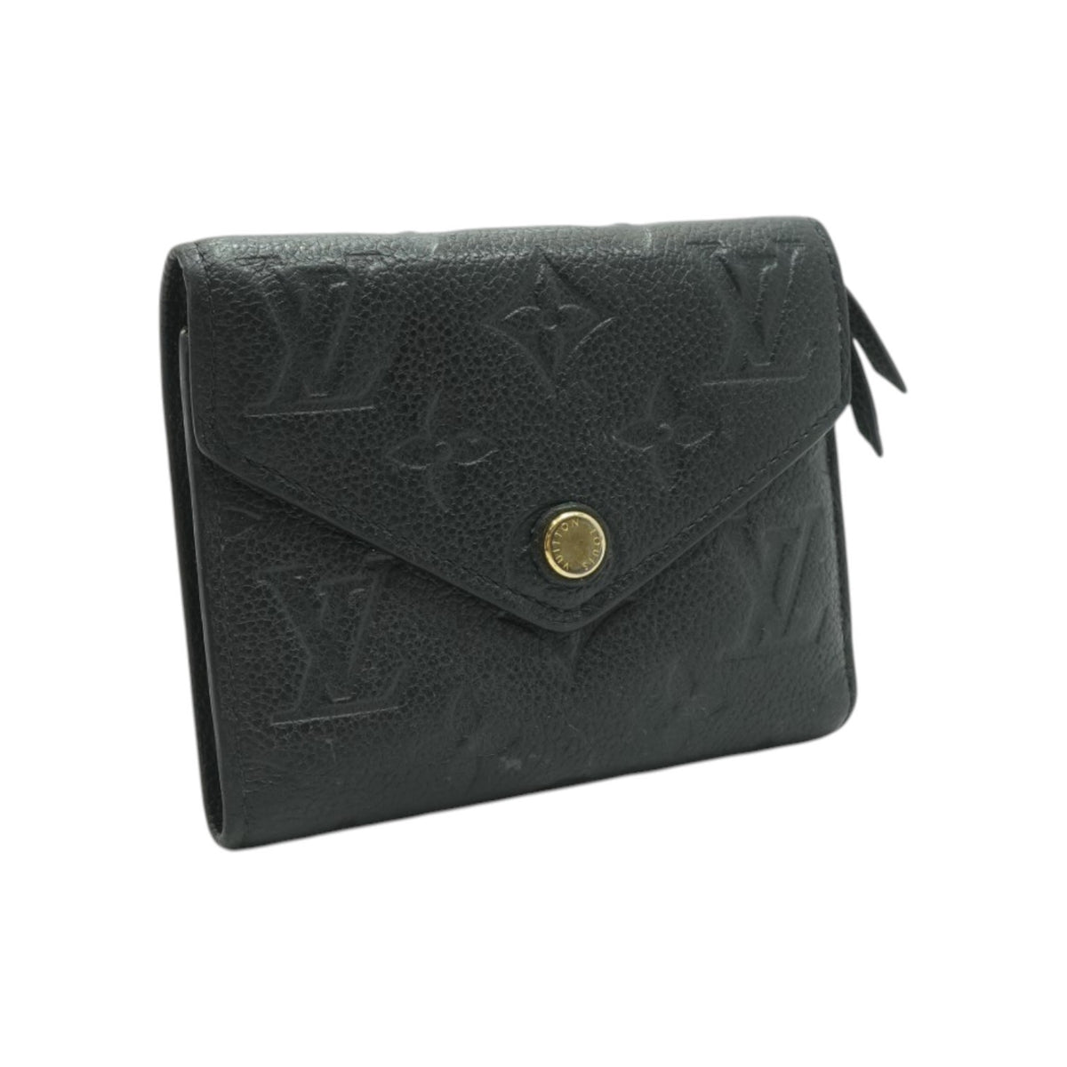 Victorine Wallet in Black Monogram Empreinte Leather