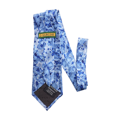 Blue Abstract Neck Tie