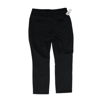 Black Solid Slim Leg Jeans