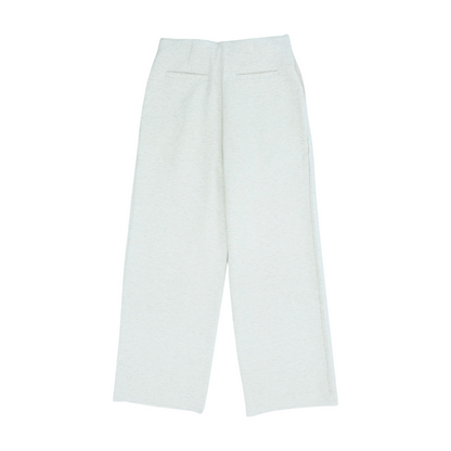 Beige Wide Leg Pants