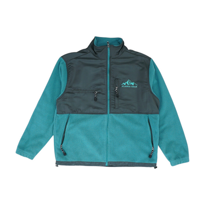 Green Color Block Jacket