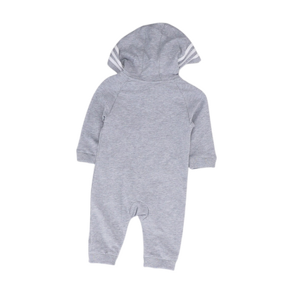 Gray Long Sleeve One-Piece
