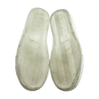 White Lace-Up Casual Shoes
