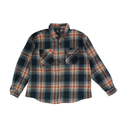 Multi Plaid Flannel Button Down