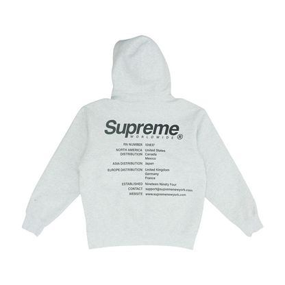 Gray Solid Hoodie Pullover