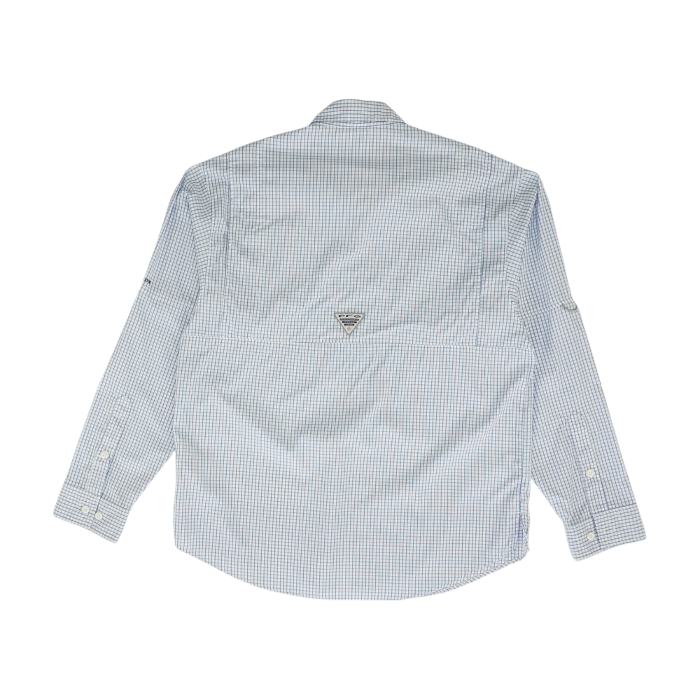 White Check Outdoor Button Down