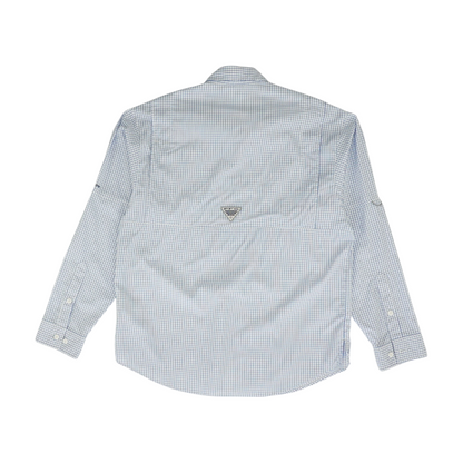 White Check Outdoor Button Down