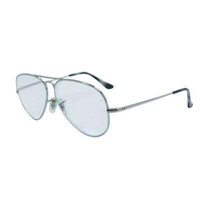 Silver RB 6489 Aviator Prescription Eyewear