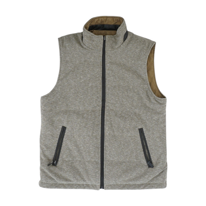 Brown Solid Casual Vest