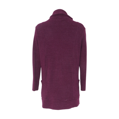 Burgundy Solid Blazer