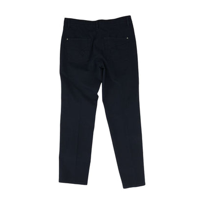 Navy Solid Five Pocket Pants