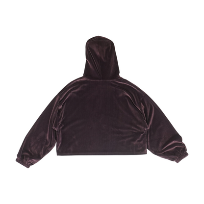 Purple Striped Hoodie Pullover