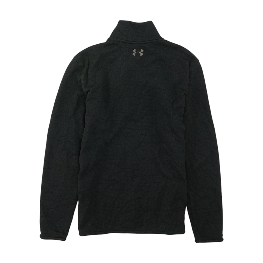 Under Armour Black Solid 1/4 Zip Pullover – Image 2