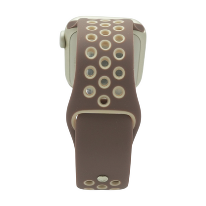 40mm Series SE 2 Starlight Smartwatch Brown Band S/M