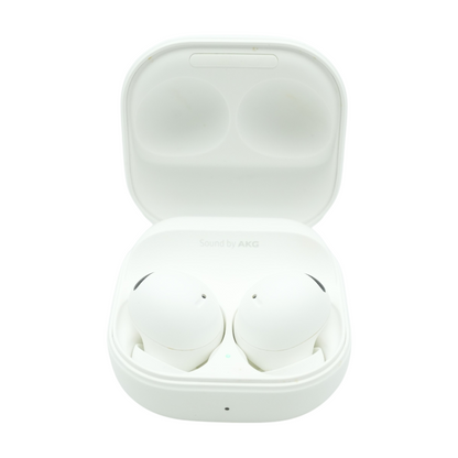 White Galaxy Buds 2 Pro Wireless Earbuds