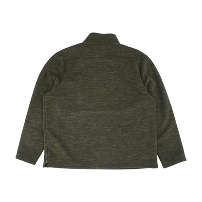 Green Abstract 1/4 Zip Pullover