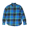 Blue Plaid Flannel Button Down