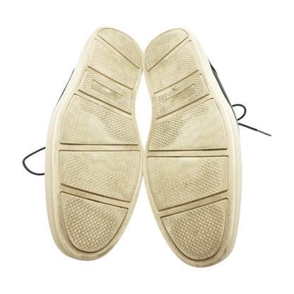 Black Lace-Up Casual Shoes