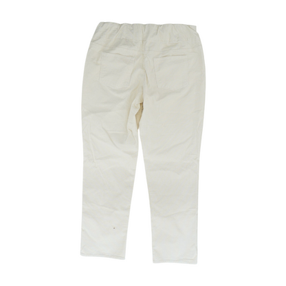 Cream Regular Pants