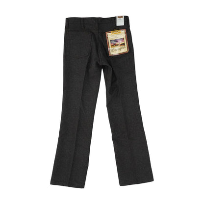 Gray Solid Casual Pants