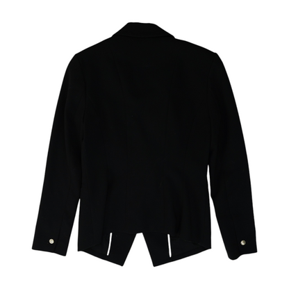 Black Solid Blazer