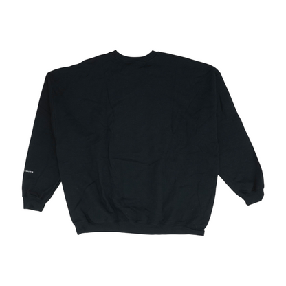 Black Solid Sweatshirt Pullover
