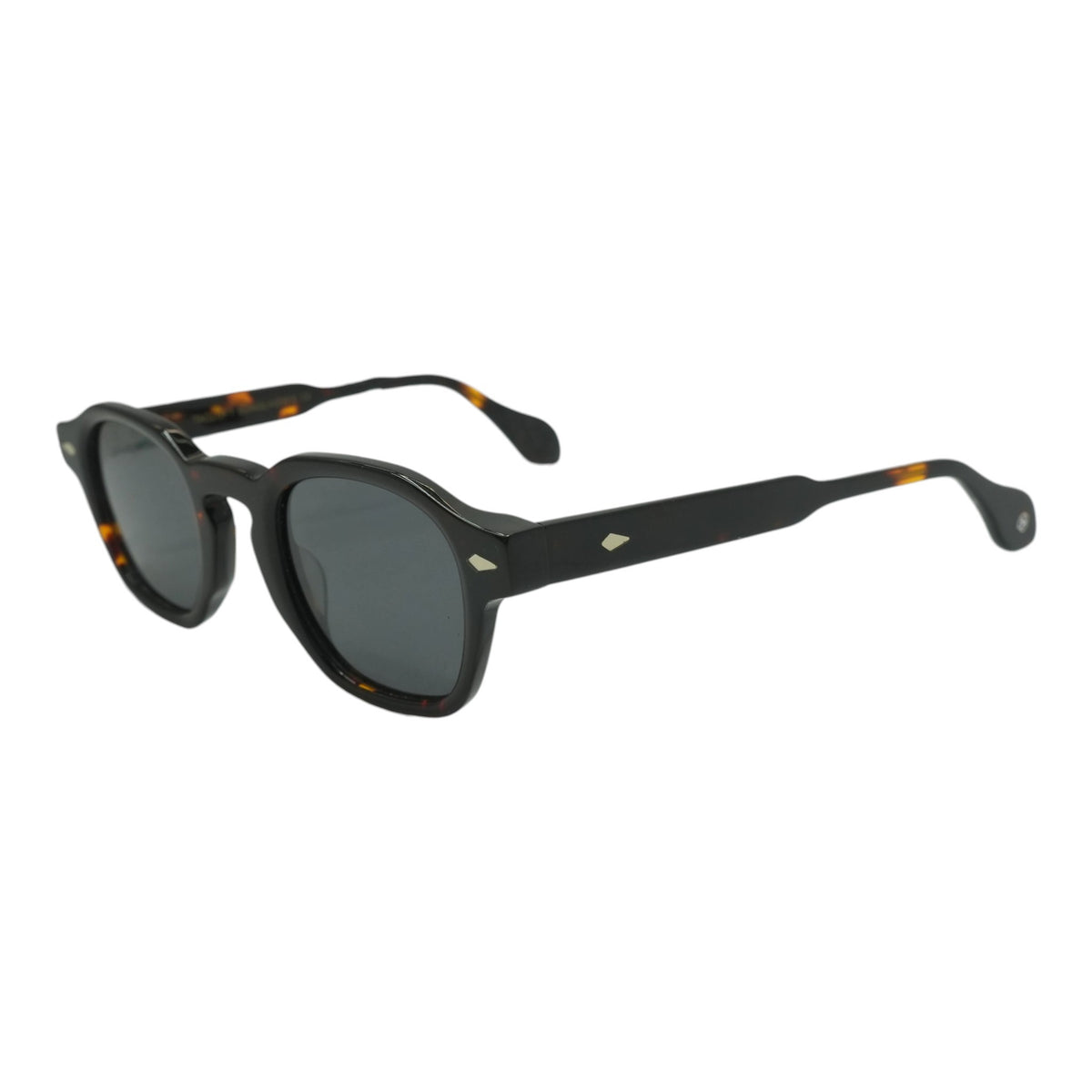 Tortoise Athens Round Sunglasses