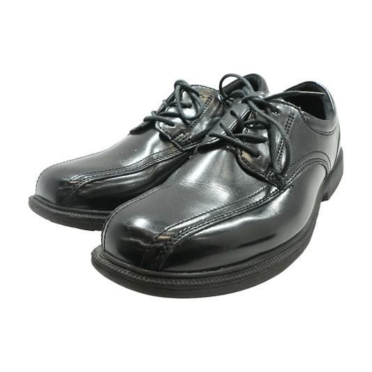 Black Lace-Up Casual Shoes