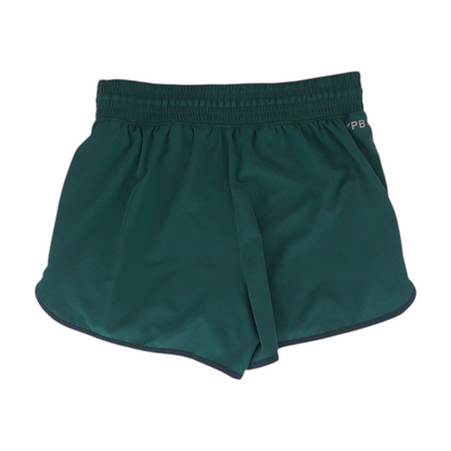 Green Solid Active Shorts