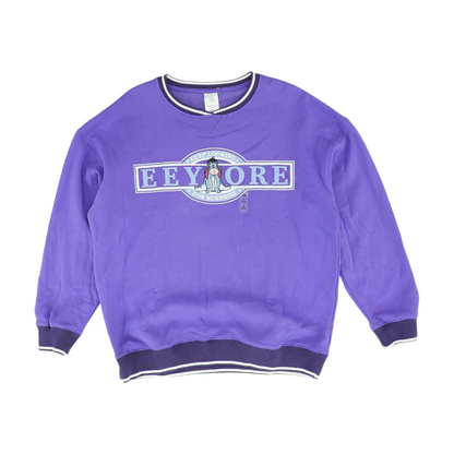 Purple Graphic Sweatshirt Pullover